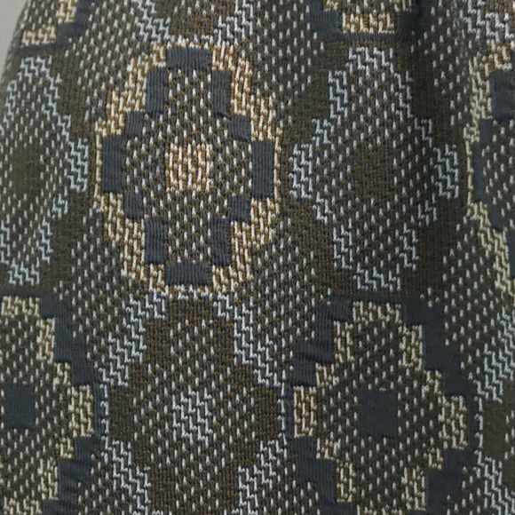 Deadstock 1960s Gray Tapestry Snakeskin Like Pencil Skirt  / Women's Small * - Picture 2 of 4